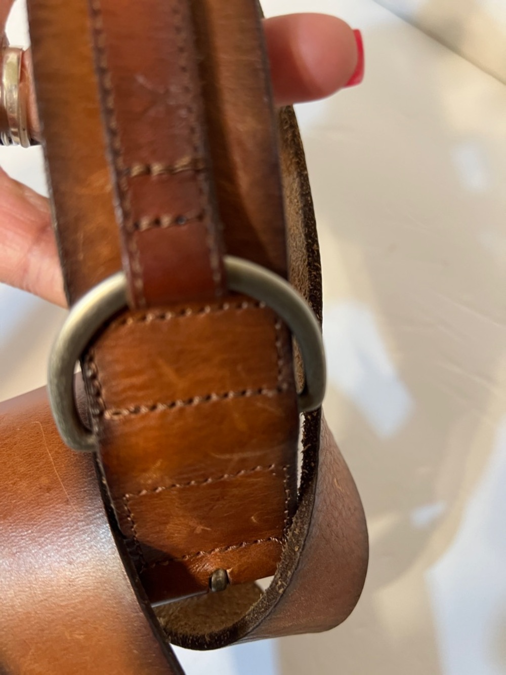 American Eagle Outfitters Womens Leather Belt Brown Size Small - Picture 11 of 12